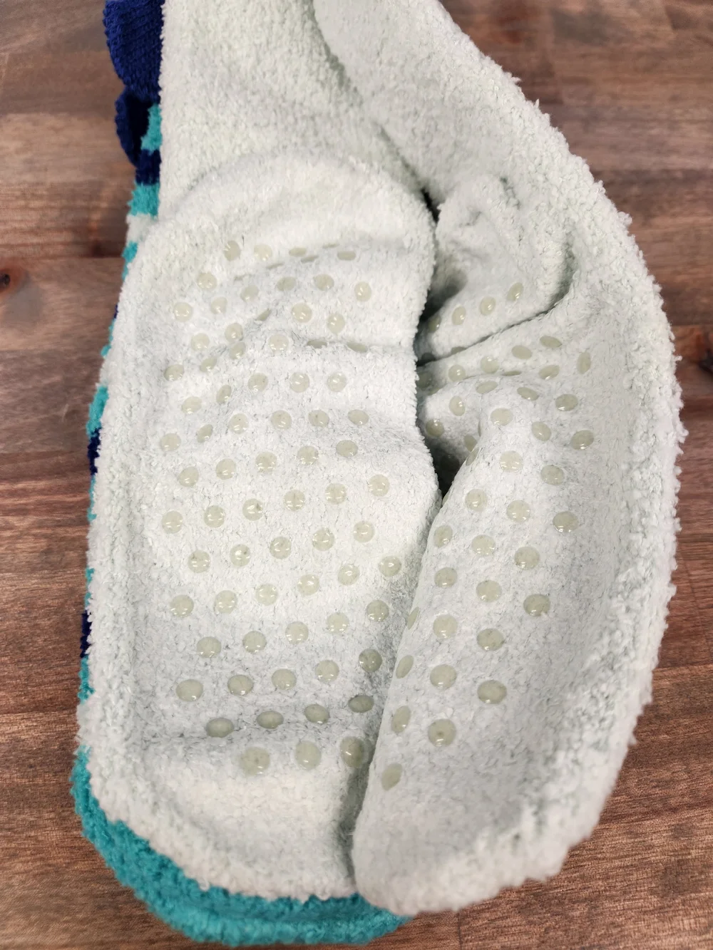 Lug Set of 2 Plush Crew Non-Slip Socks -Trolley Friends